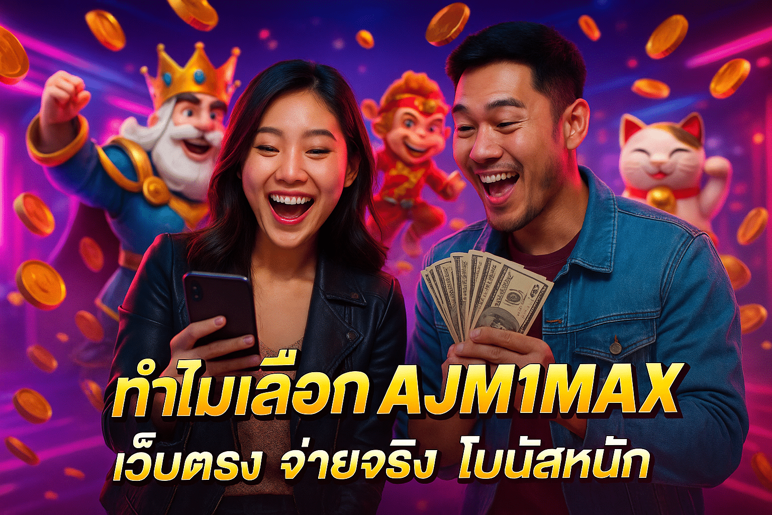 ทำไมเลือก AJM1MAX เว็บตรง จ่ายจริง โบนัสหนัก