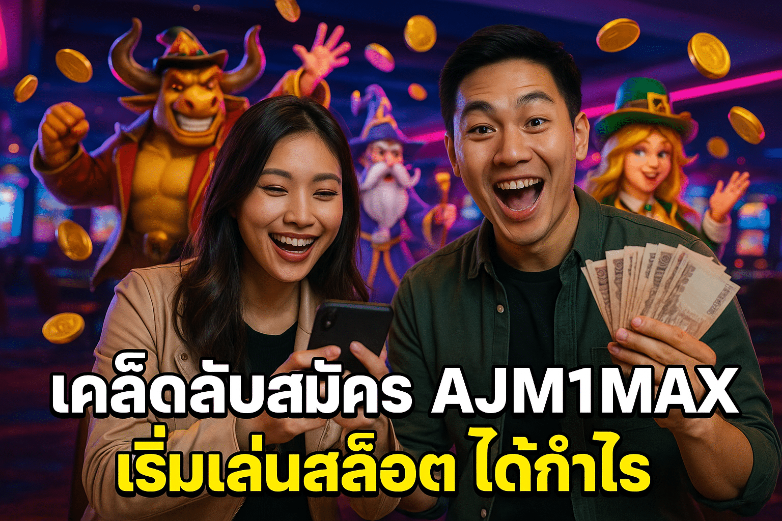 เคล็ดลับสมัคร AJM1MAX เริ่มเล่นสล็อตได้กำไร